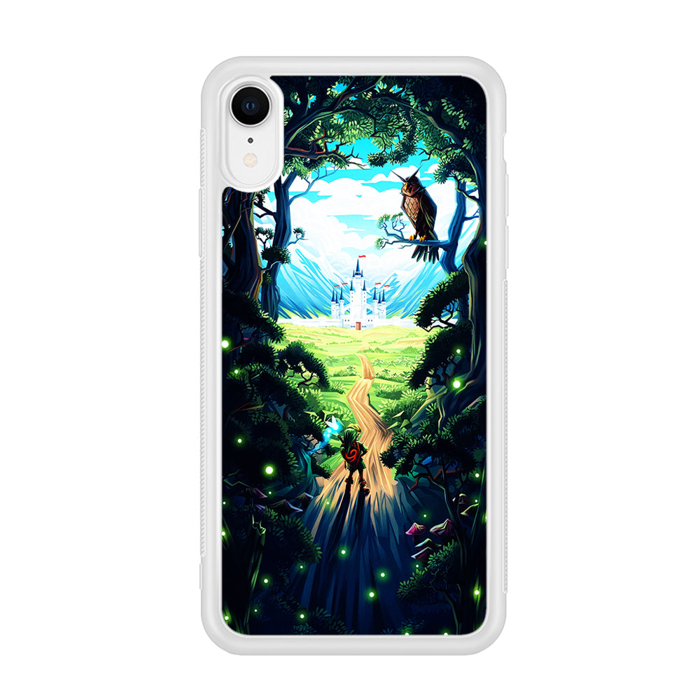 Zelda Ocarina Of Time iPhone XR Case-Phone Case-Rubber White (2D Case)-Altracase