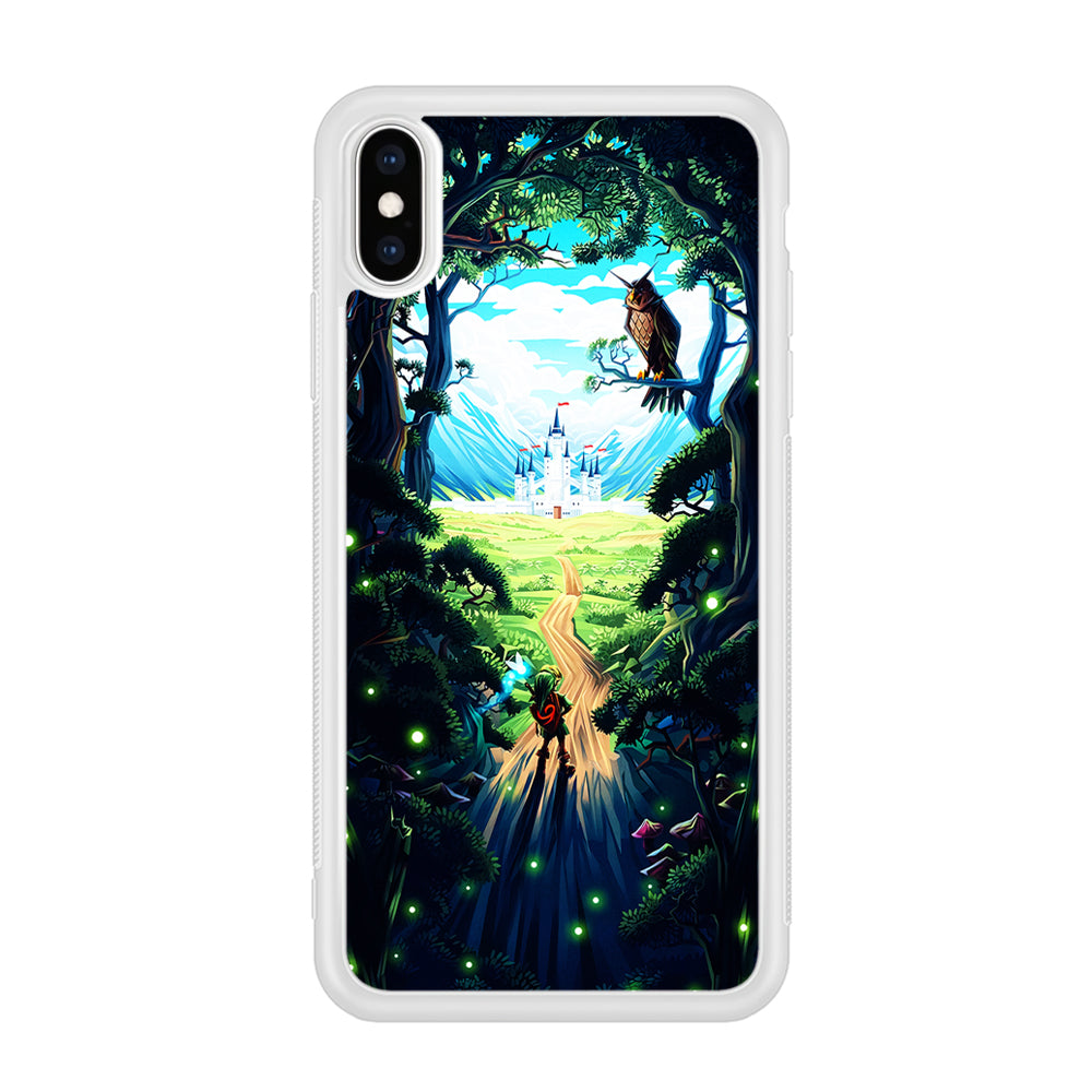 Zelda Ocarina Of Time iPhone Xs Case-Phone Case-Rubber White (2D Case)-Altracase