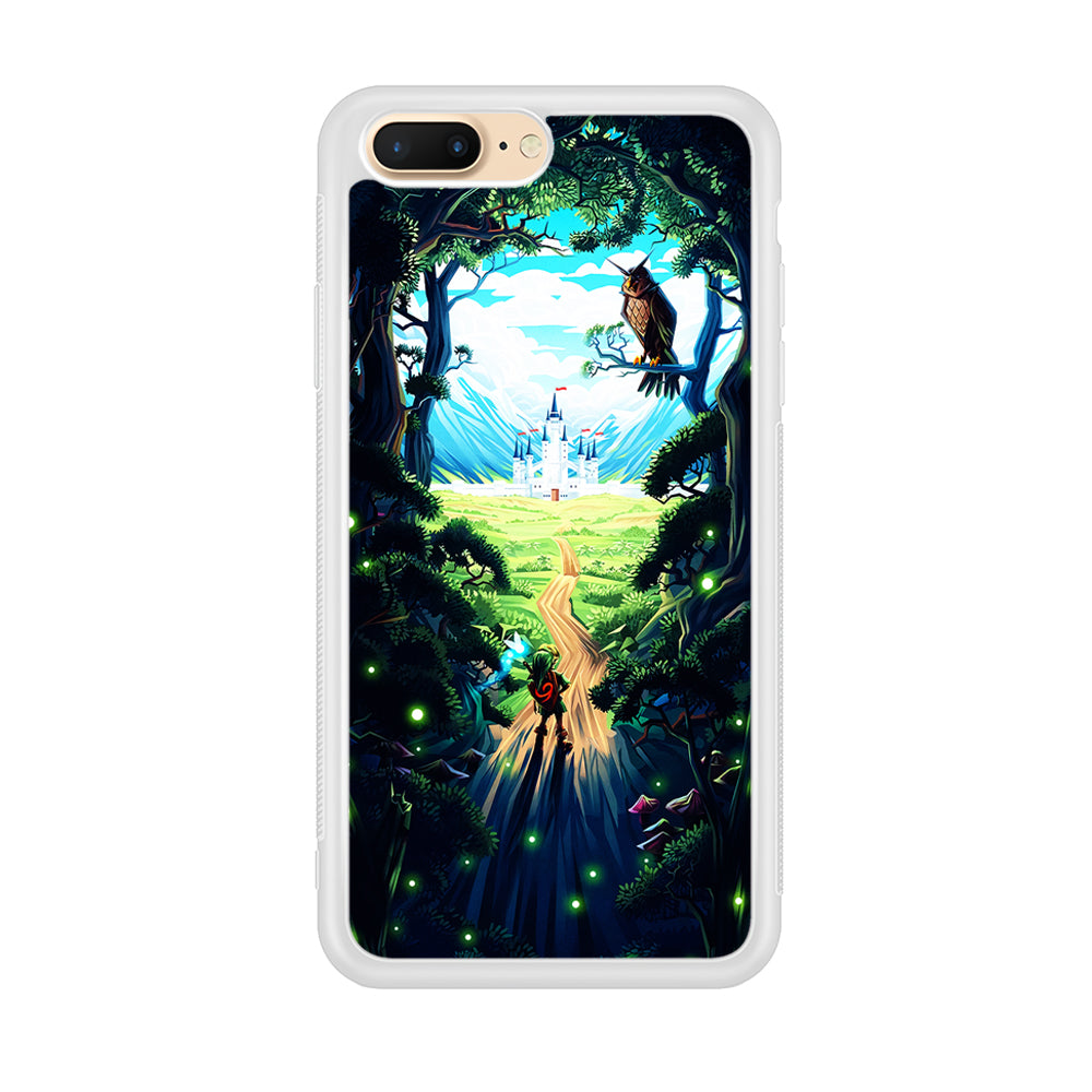 Zelda Ocarina Of Time iPhone 8 Plus Case-Phone Case-Rubber White (2D Case)-Altracase
