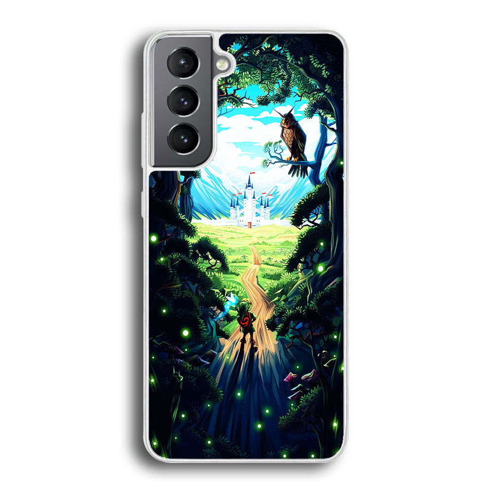Zelda Ocarina Of Time Samsung Galaxy S21 Plus Case-Phone Case-Rubber White (2D Case)-Altracase