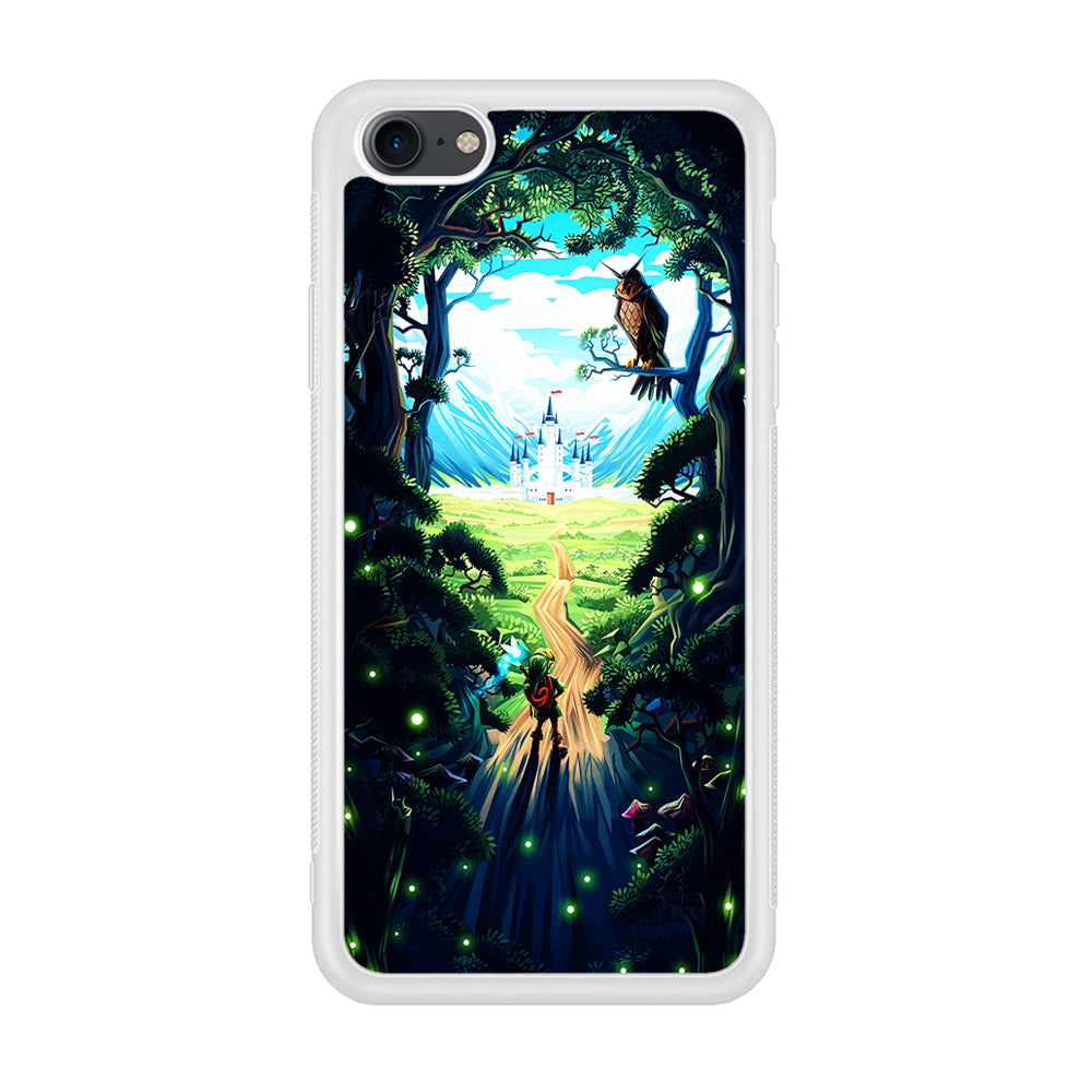 Zelda Ocarina Of Time iPhone 8 Case-Phone Case-Rubber White (2D Case)-Altracase