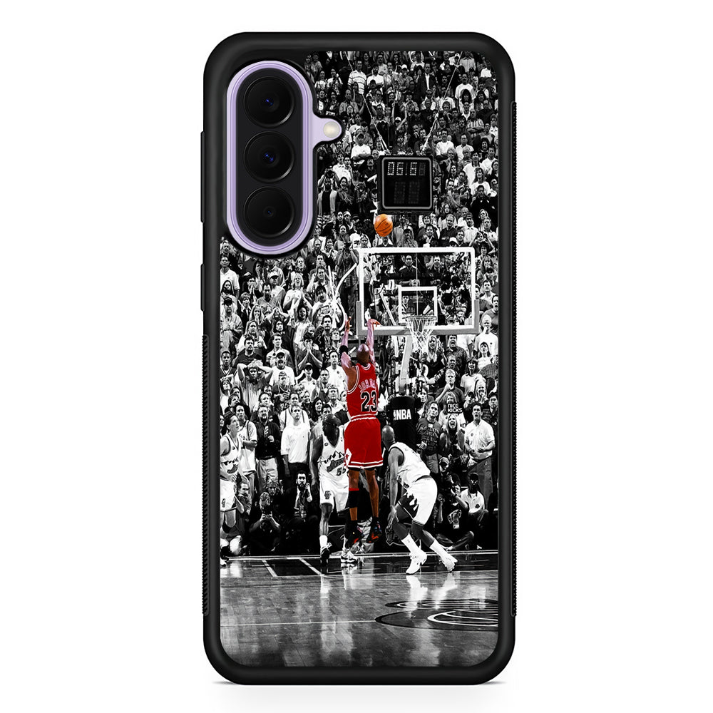 Michael Jordan Jump Shot Samsung Galaxy A37 Case | Samsung Galaxy A37 Rubber Protective Case