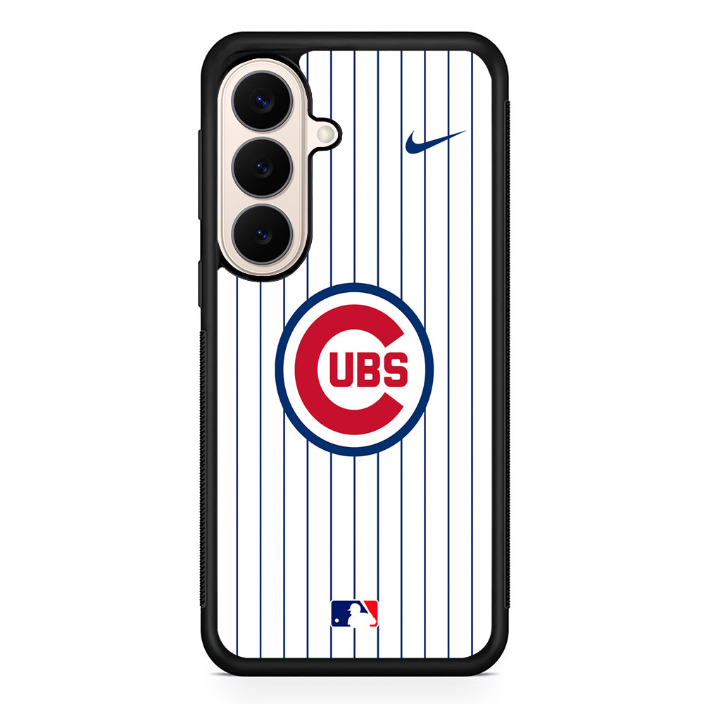 MLB Chicago Cubs White Nike Samsung Galaxy S26 Case – Slim Protective Phone Cover