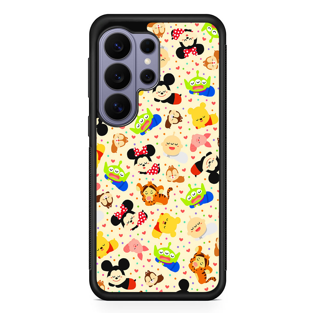 Tsum Tsum Cute Cartoon Samsung Galaxy S26 Ultra Case | Protective Rubber Cover