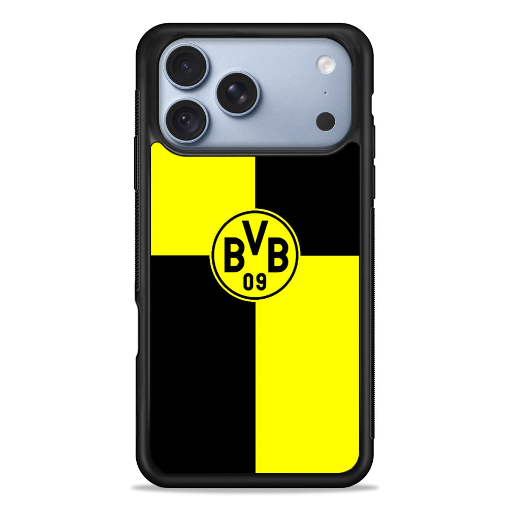 Borussia Dortmund Logo Club iPhone 18 Pro Case - iPhone 18 Pro Silicone Case