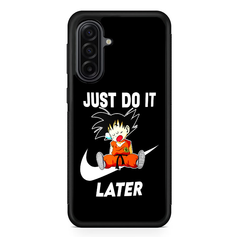 Nike Goku Asleep Samsung Galaxy A17 Case | Durable Rubber Samsung Galaxy A17 Phone Case