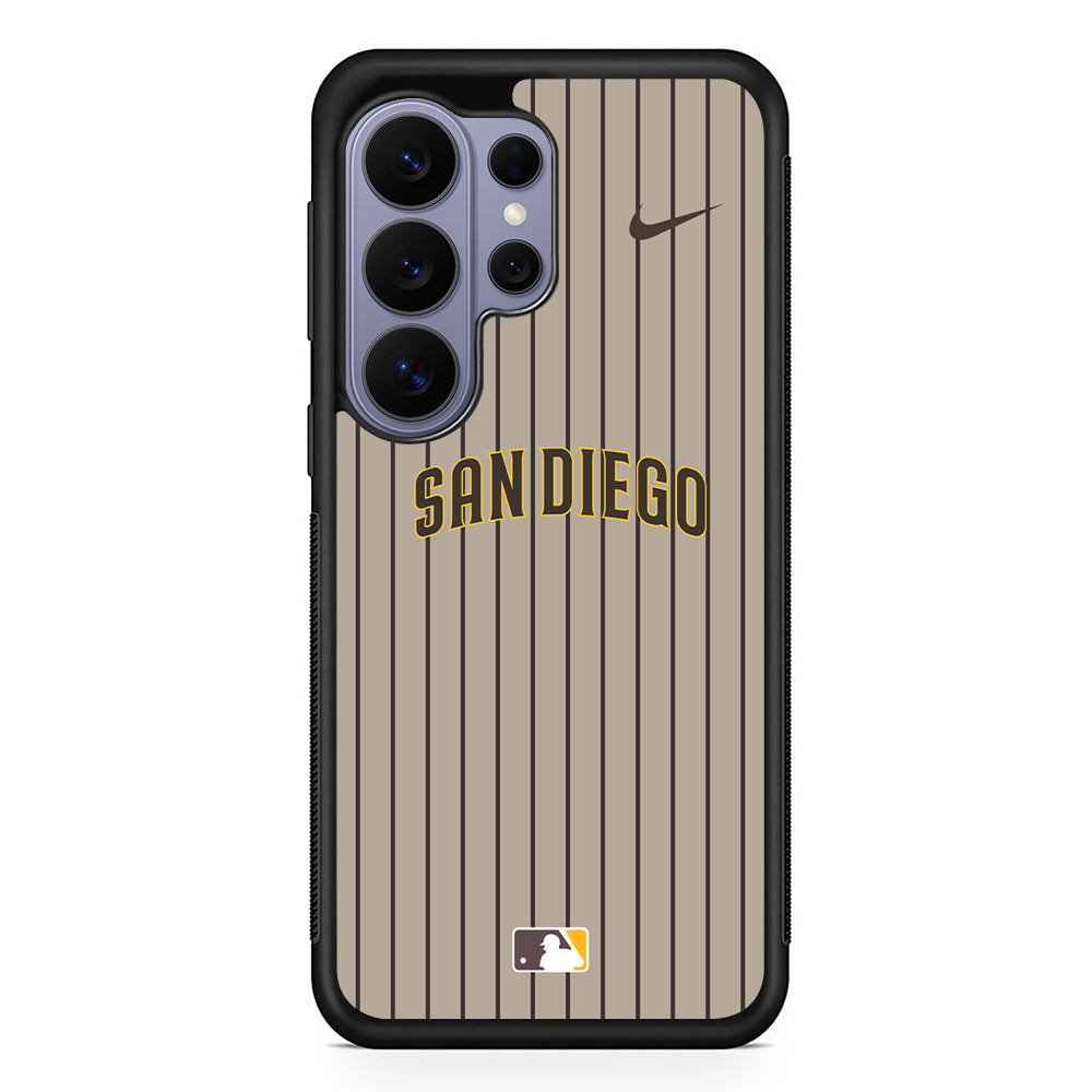 MLB San Diego Padres Brown Nike Samsung Galaxy S26 Ultra Case | Slim Durable Protective Cover