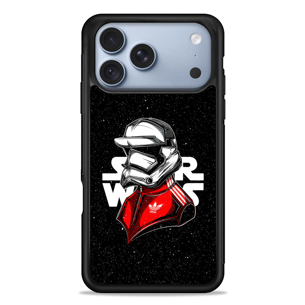 Adidas Stormtrooper Star Wars iPhone 18 Pro Case - iPhone 18 Pro Silicone Case