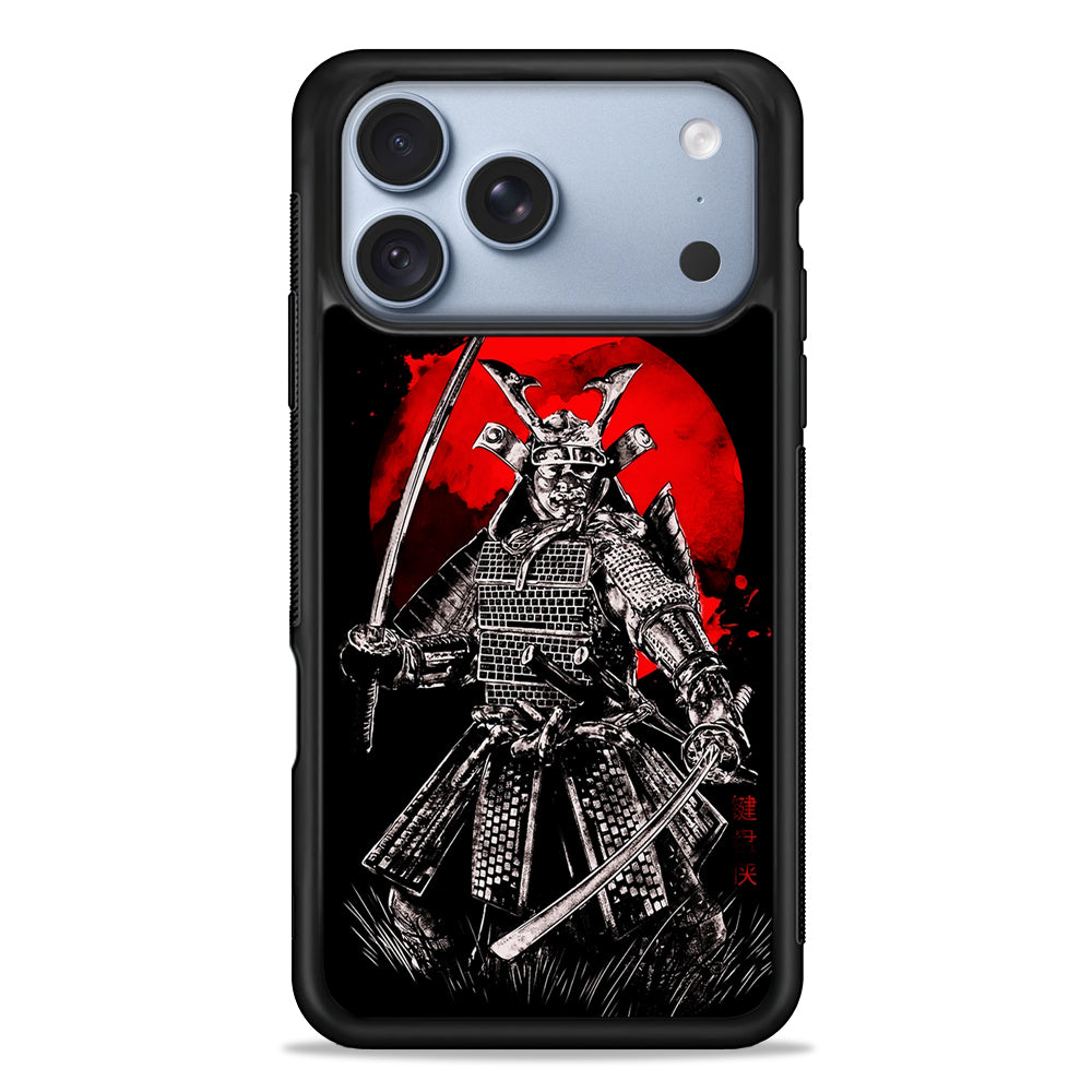 Samurai Two Swords iPhone 18 Pro Case - iPhone 18 Pro Silicone Case
