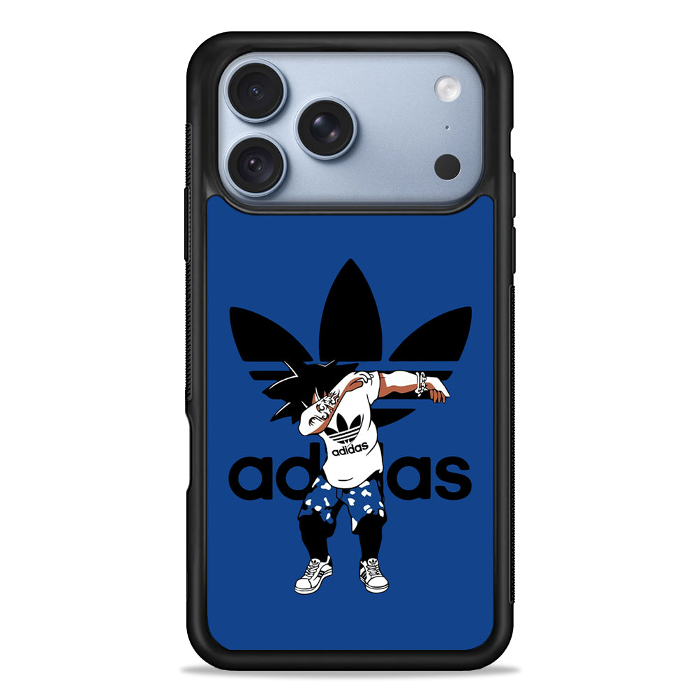 Adidas Dragon Ball Goku Dub iPhone 18 Pro Case - iPhone 18 Pro Silicone Case