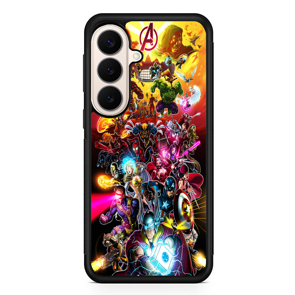 Marvel Avengers Alliance Assemble Samsung Galaxy S26 Case | Durable Protective Rubber Cover