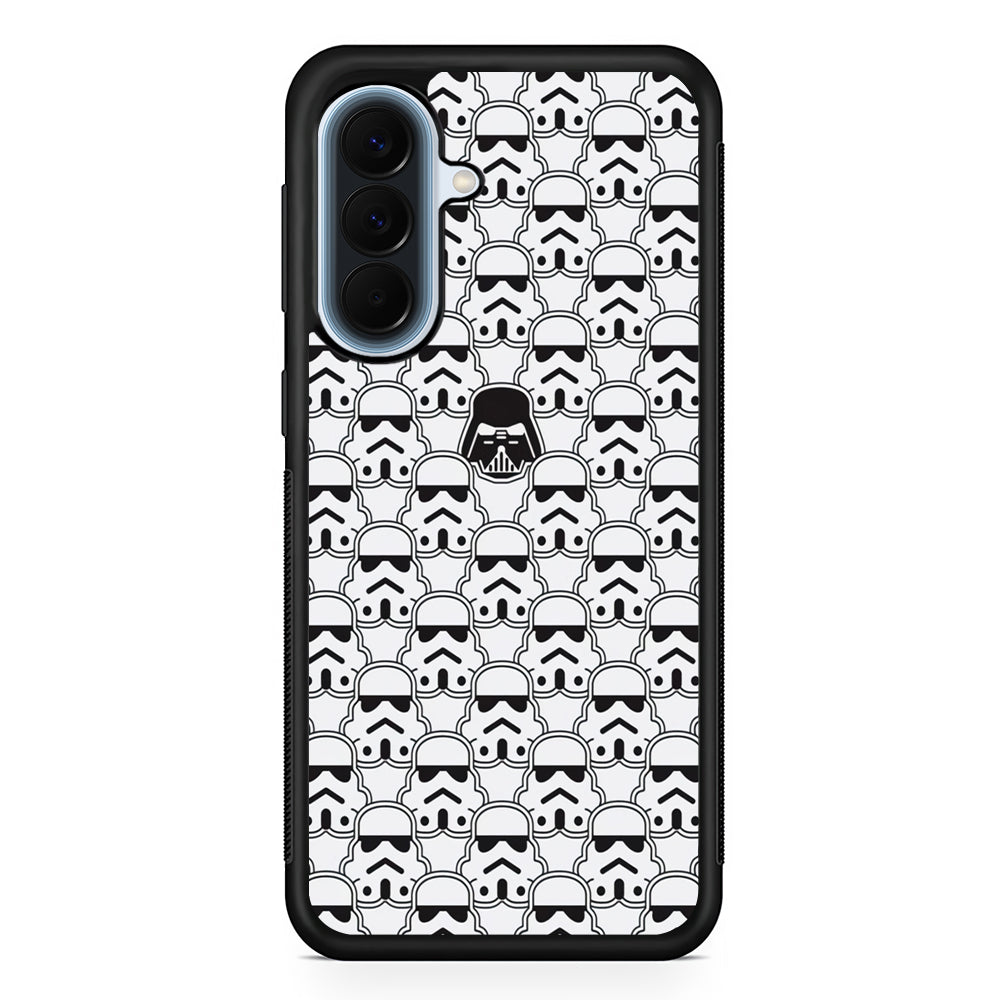 Stormtrooper Face Pattern Star Wars Samsung Galaxy A57 Case | Slim Samsung Galaxy A57 Protective Case