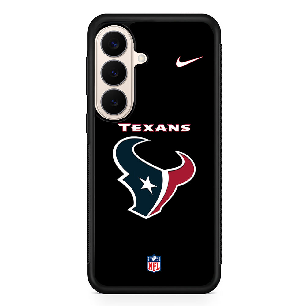 NFL Houston Texans Black Nike Samsung Galaxy S26 Case – Slim Protective Phone Cover