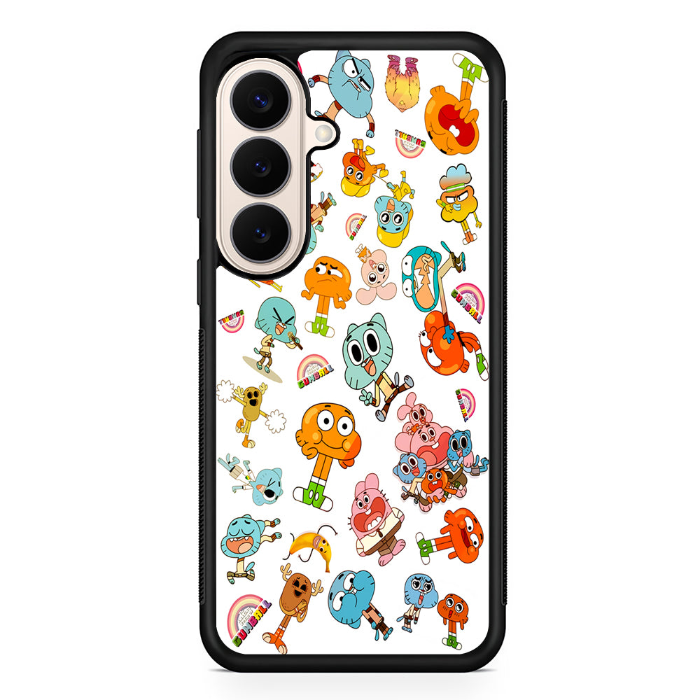 Gumball Doodle Samsung Galaxy S26 Case | Durable Protective Rubber Cover