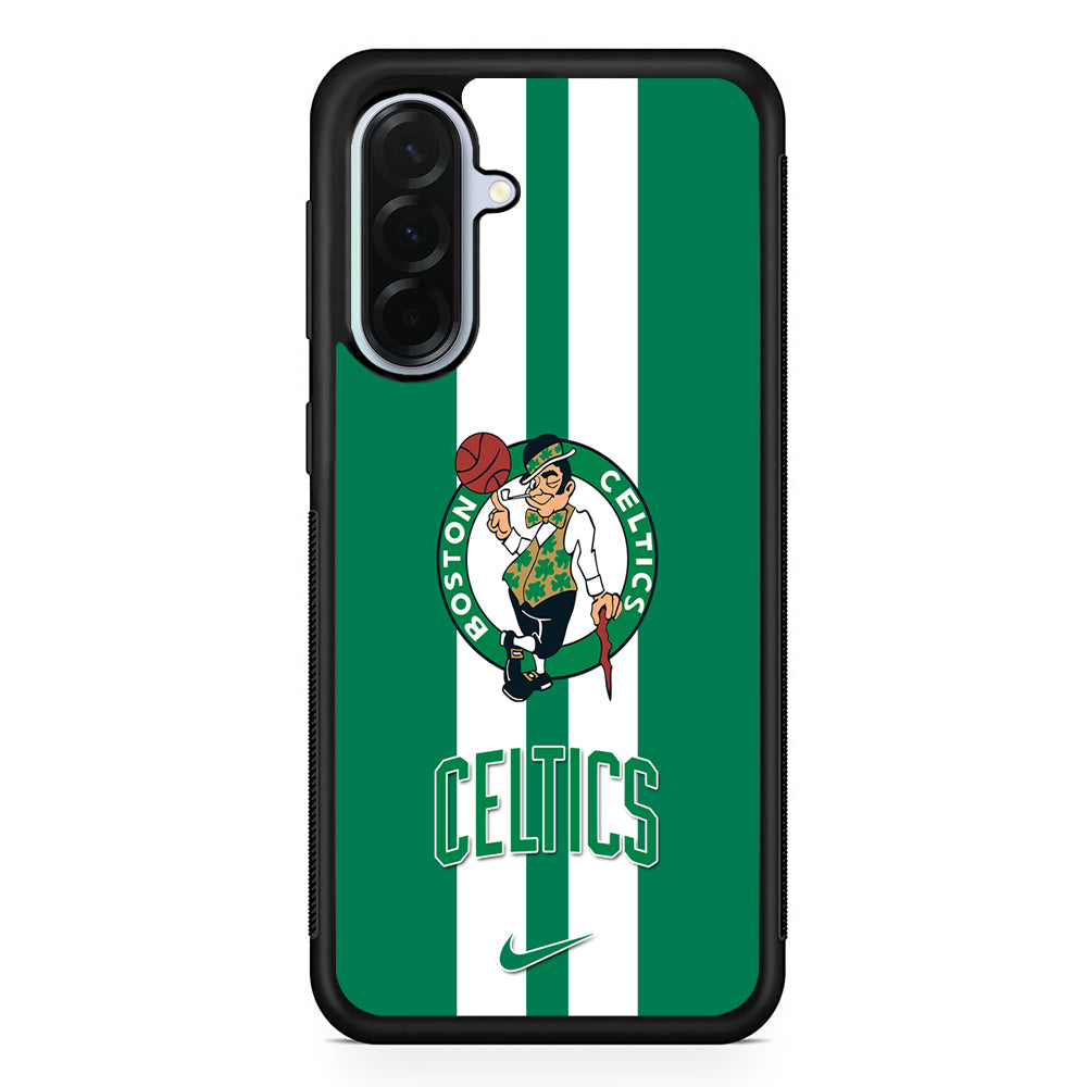 NBA Boston Celtics Green Nike Samsung Galaxy A36 Case | Durable Samsung Galaxy A36 Protective Case