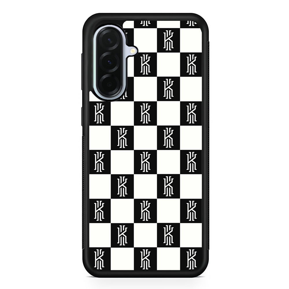 Kyrie Irving Chess Pattern Samsung Galaxy A36 Case | Durable Samsung Galaxy A36 Protective Case