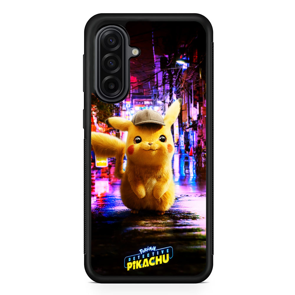 Pokemon Detective Pikachu Samsung Galaxy A17 Case | Durable Rubber Samsung Galaxy A17 Phone Case