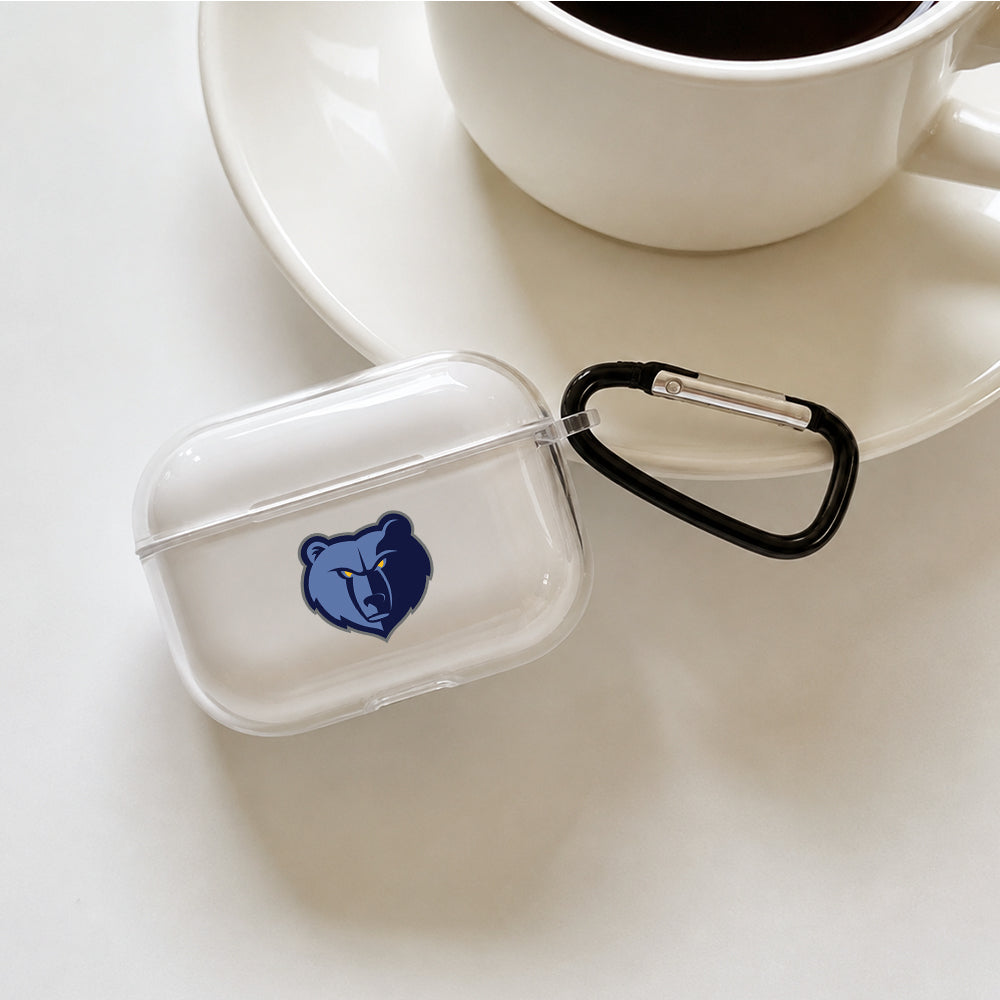 NBA Memphis Grizzlies Symbol Protective Apple AirPods Pro 3 Clear Case | Shockproof Cover