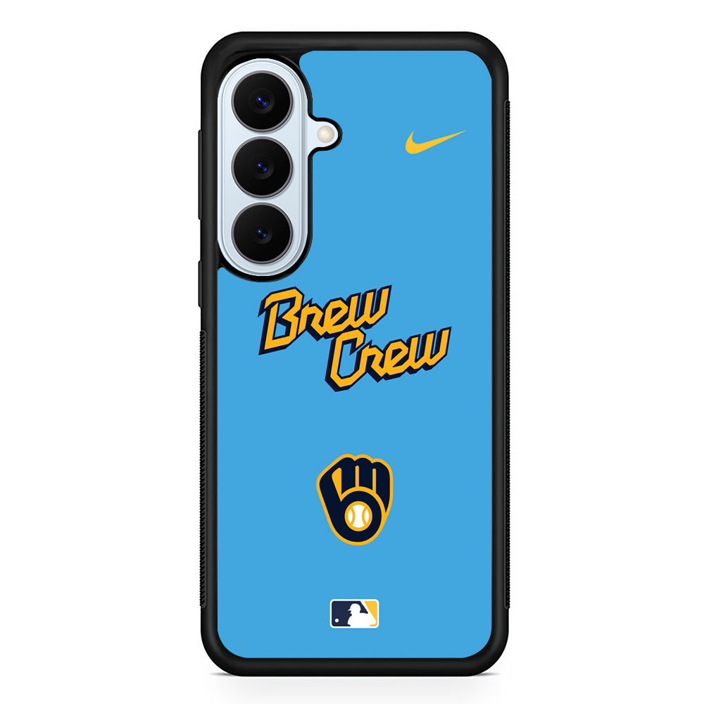MLB Milwaukee Brewers Blue Nike Samsung Galaxy S26 Plus Case | Lightweight Protective Phone Cover