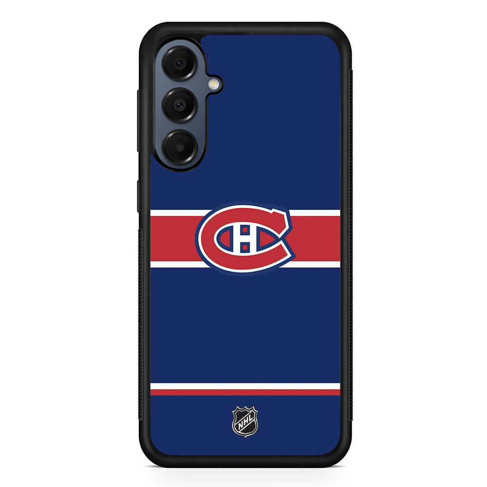 NHL Montréal Canadiens Navy Samsung Galaxy A16 Case | Slim Protective Cover for Samsung Galaxy A16