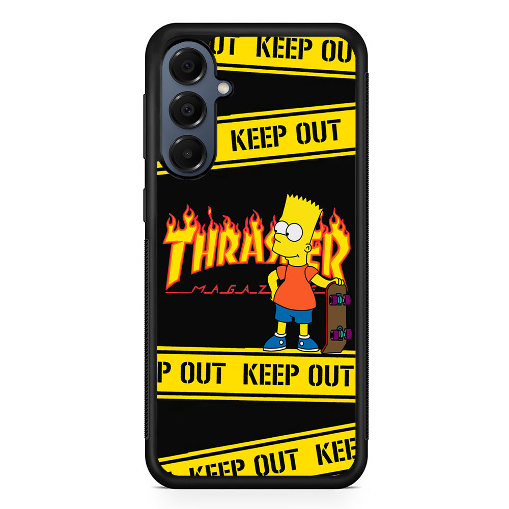 Thrasher Bart Danger Line Samsung Galaxy A16 Case | Slim Protective Cover for Samsung Galaxy A16