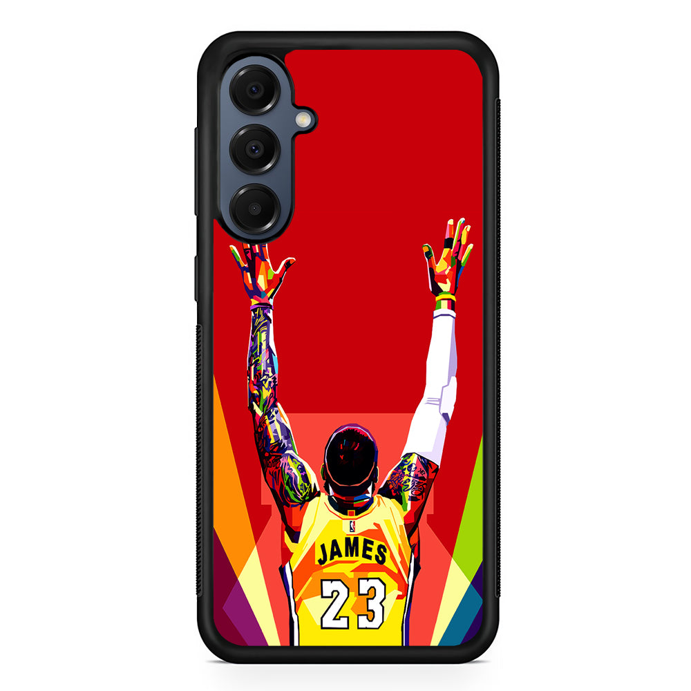 Lebron James Colorful Pop Art Samsung Galaxy A16 Case | Slim Protective Cover for Samsung Galaxy A16
