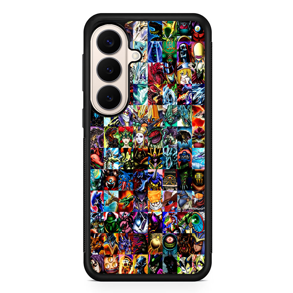 Yu-Gi-Oh All Monster Cards Samsung Galaxy S26 Case | Durable Protective Rubber Cover