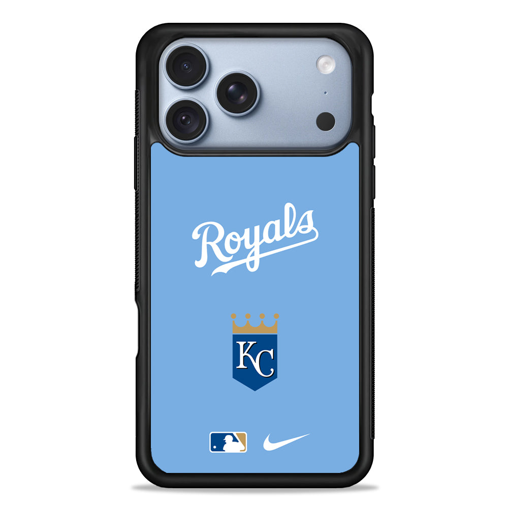 MLB Kansas City Royals Blue Nike iPhone 18 Pro Case - iPhone 18 Pro Silicone Case