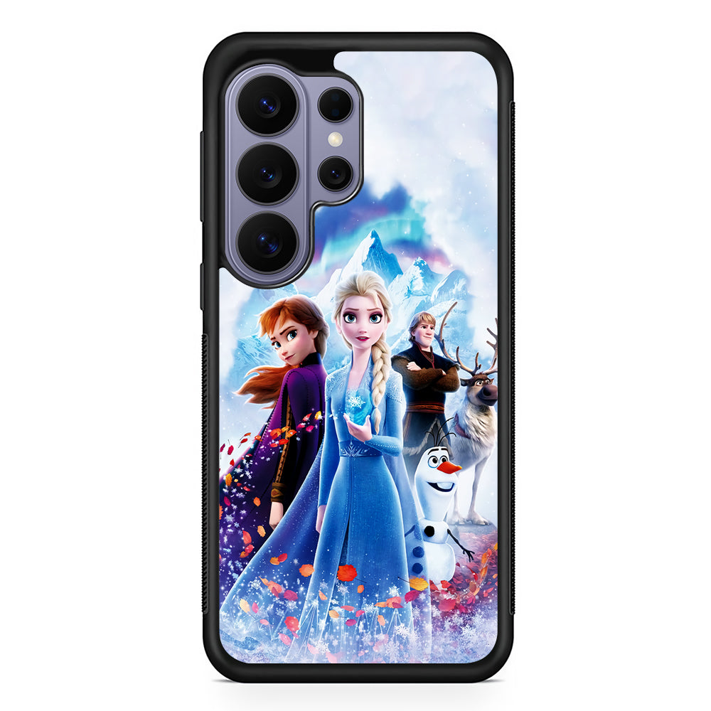 Frozen All Characters Samsung Galaxy S26 Ultra Case | Protective Rubber Cover