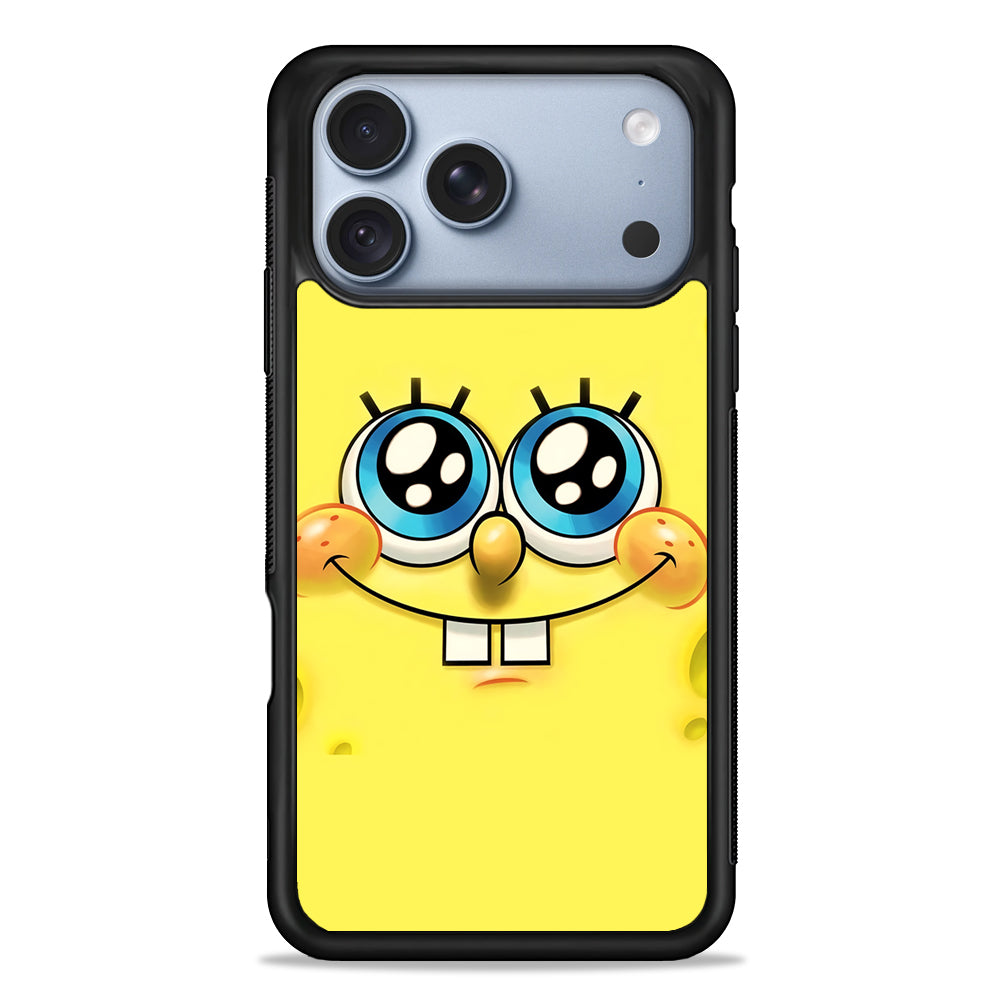 Spongebob's smiling face iPhone 18 Pro Case - iPhone 18 Pro Silicone Case