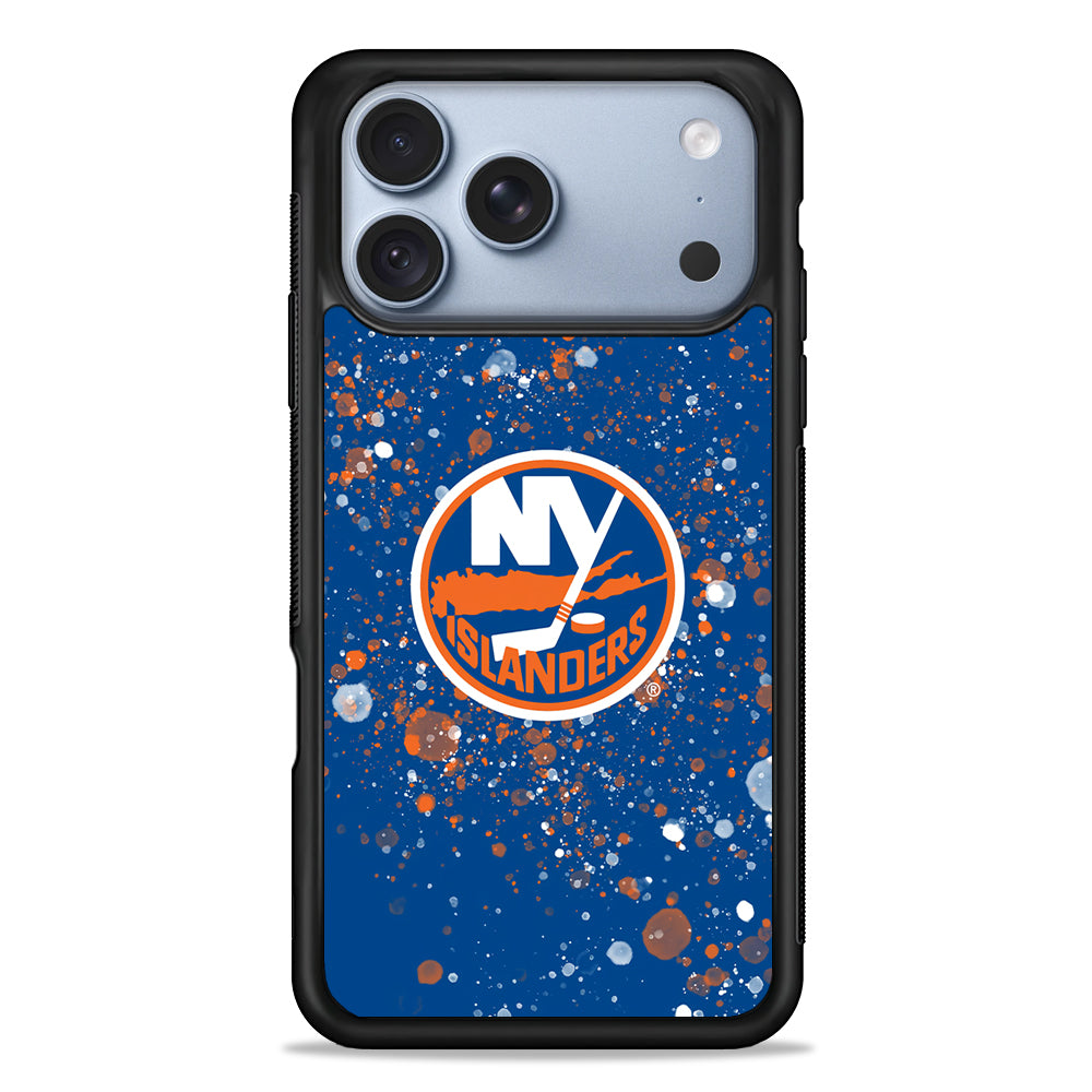 NHL New York Islanders Abstract iPhone 18 Pro Case - iPhone 18 Pro Silicone Case