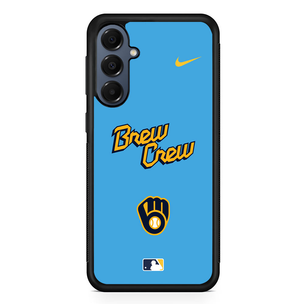 MLB Milwaukee Brewers Blue Nike Samsung Galaxy A16 Case | Slim Protective Cover for Samsung Galaxy A16