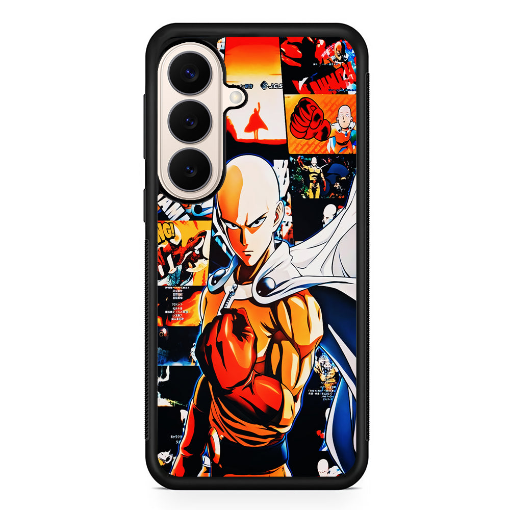OPM Saitama Aesthetic Samsung Galaxy S26 Case | Durable Protective Rubber Cover