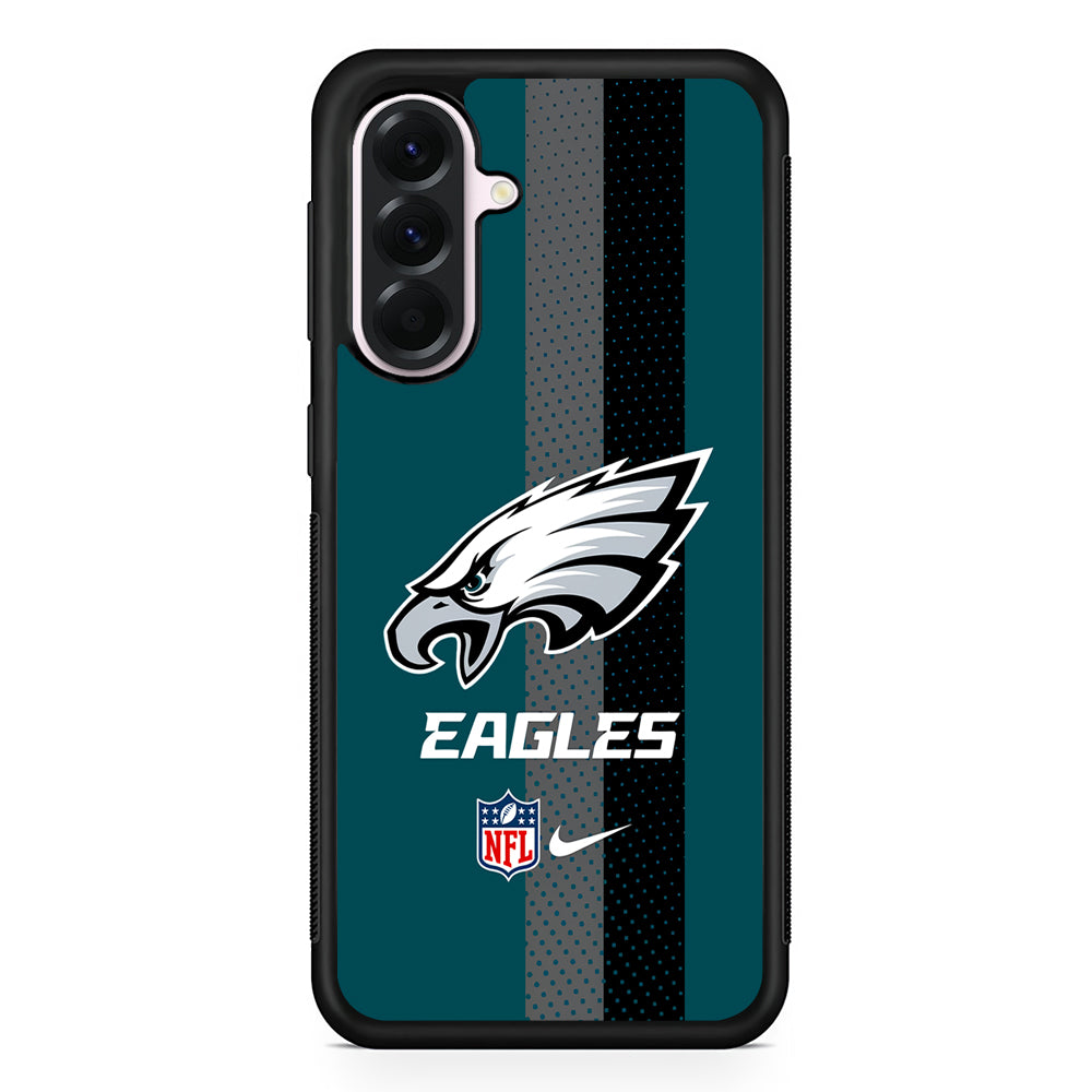 NFL Philadelphia Eagles Nike Samsung Galaxy A56 Case | Samsung Galaxy A56 Protective Rubber Case
