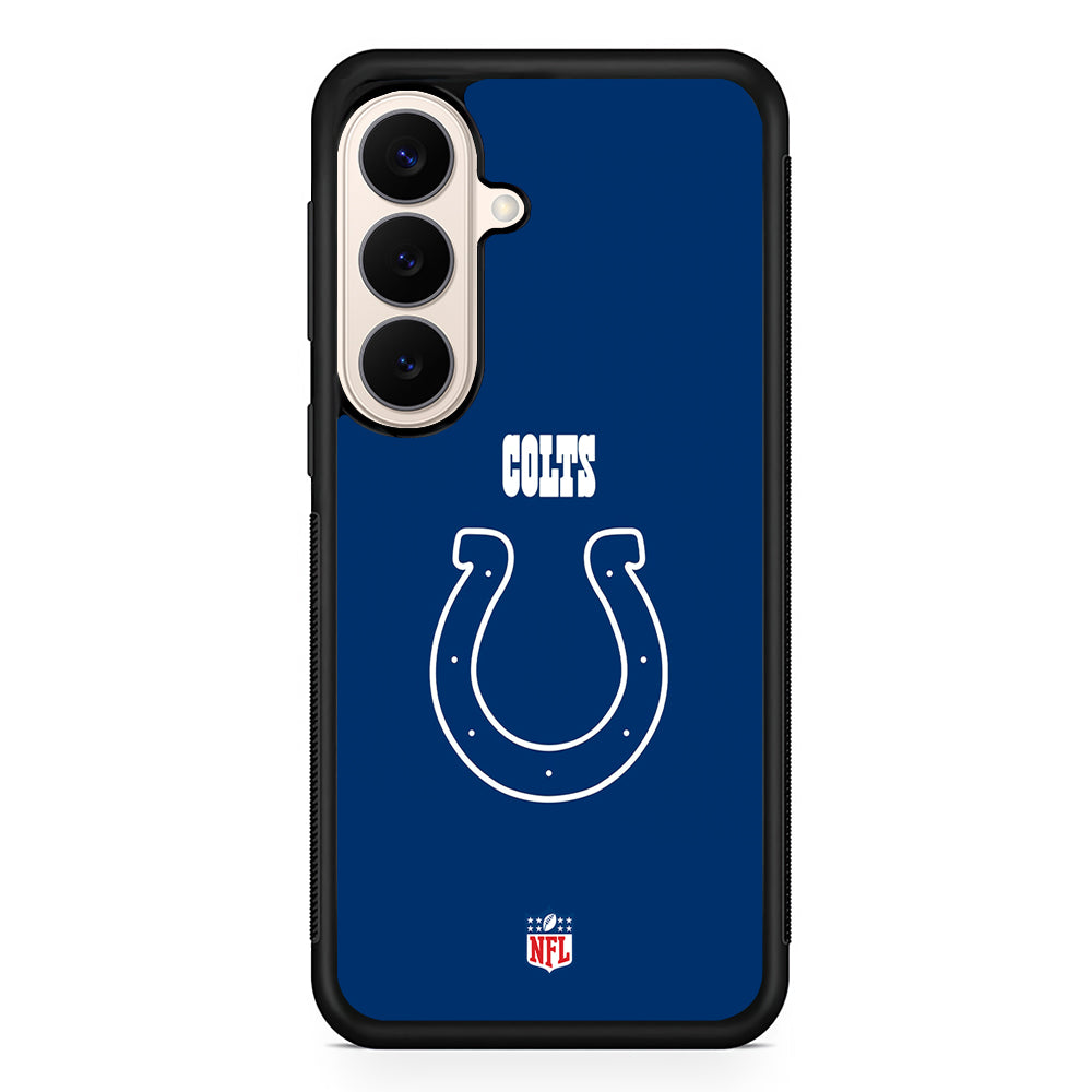 NFL Indianapolis Colts Team Logo Samsung Galaxy S26 Case | Durable Protective Rubber Cover