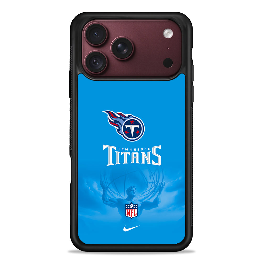 NFL Tennessee Titans Blue Nike iPhone 18 Pro Max Case – Slim Silicone Protective Cover