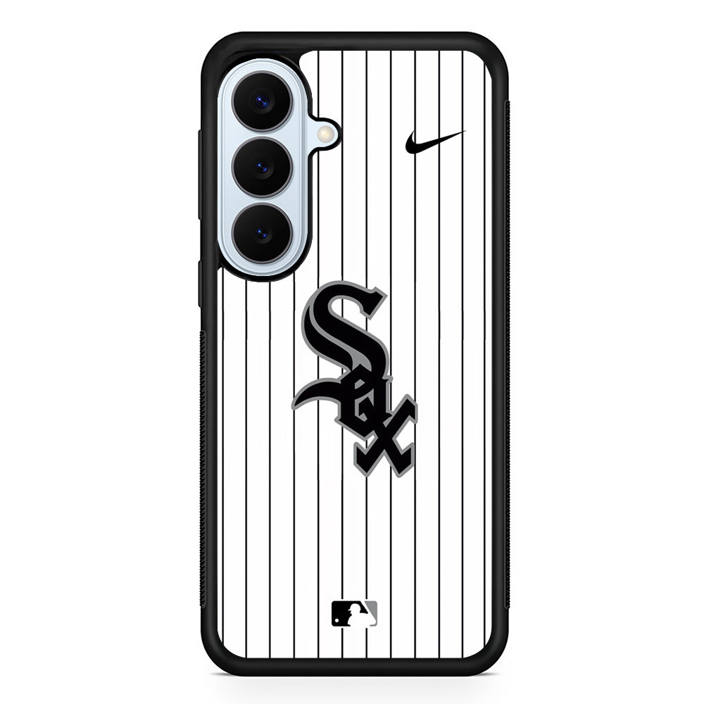 MLB Chicago White Sox White Nike Samsung Galaxy S26 Plus Case | Lightweight Protective Phone Cover