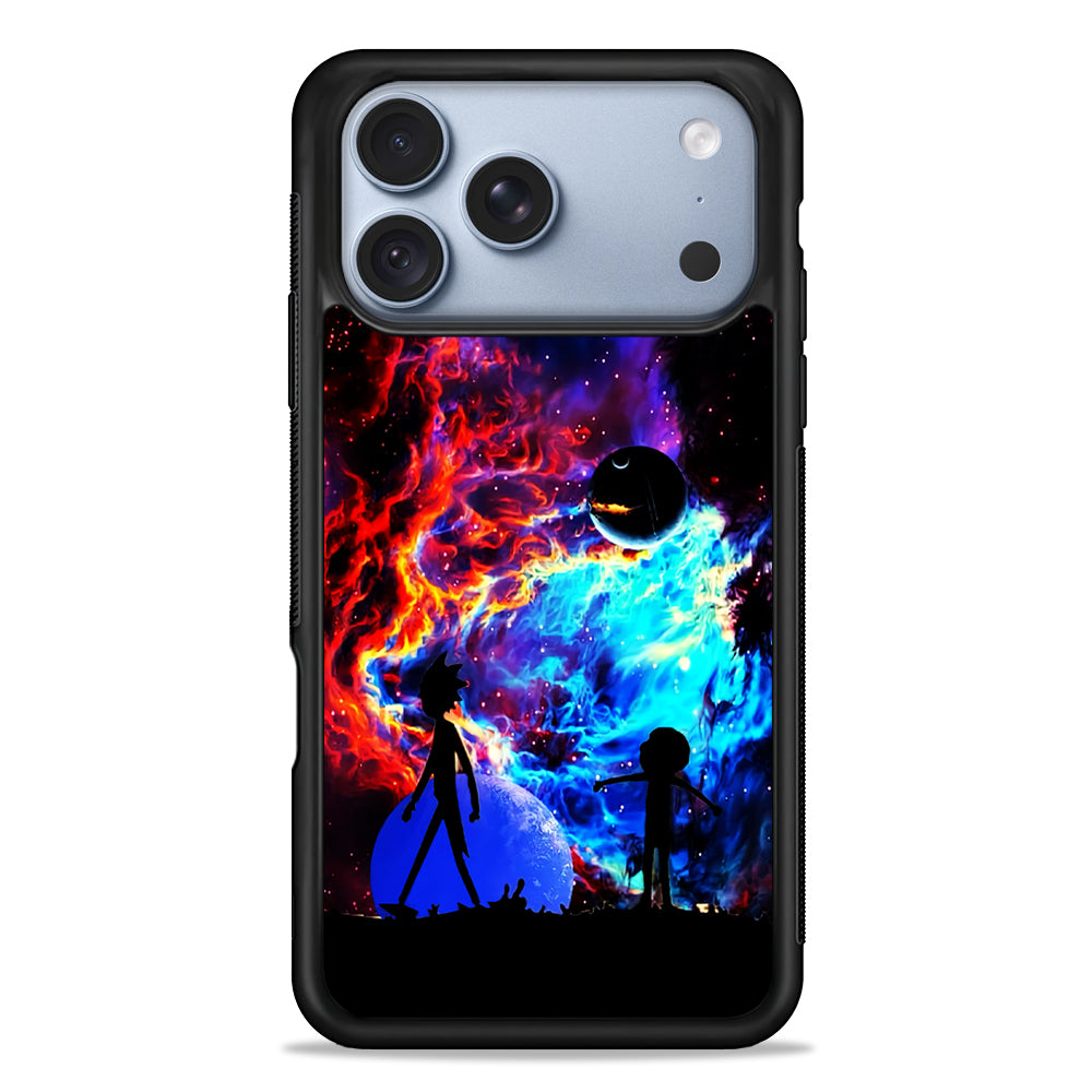 Rick and Morty Wonderful Galaxy iPhone 18 Pro Case - iPhone 18 Pro Silicone Case