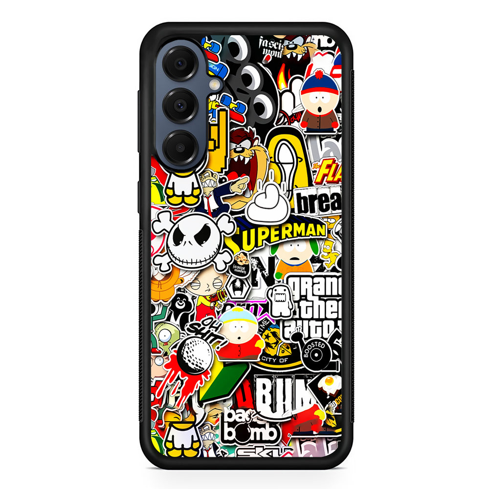 Sticker Collection Image Samsung Galaxy A16 Case | Slim Protective Cover for Samsung Galaxy A16