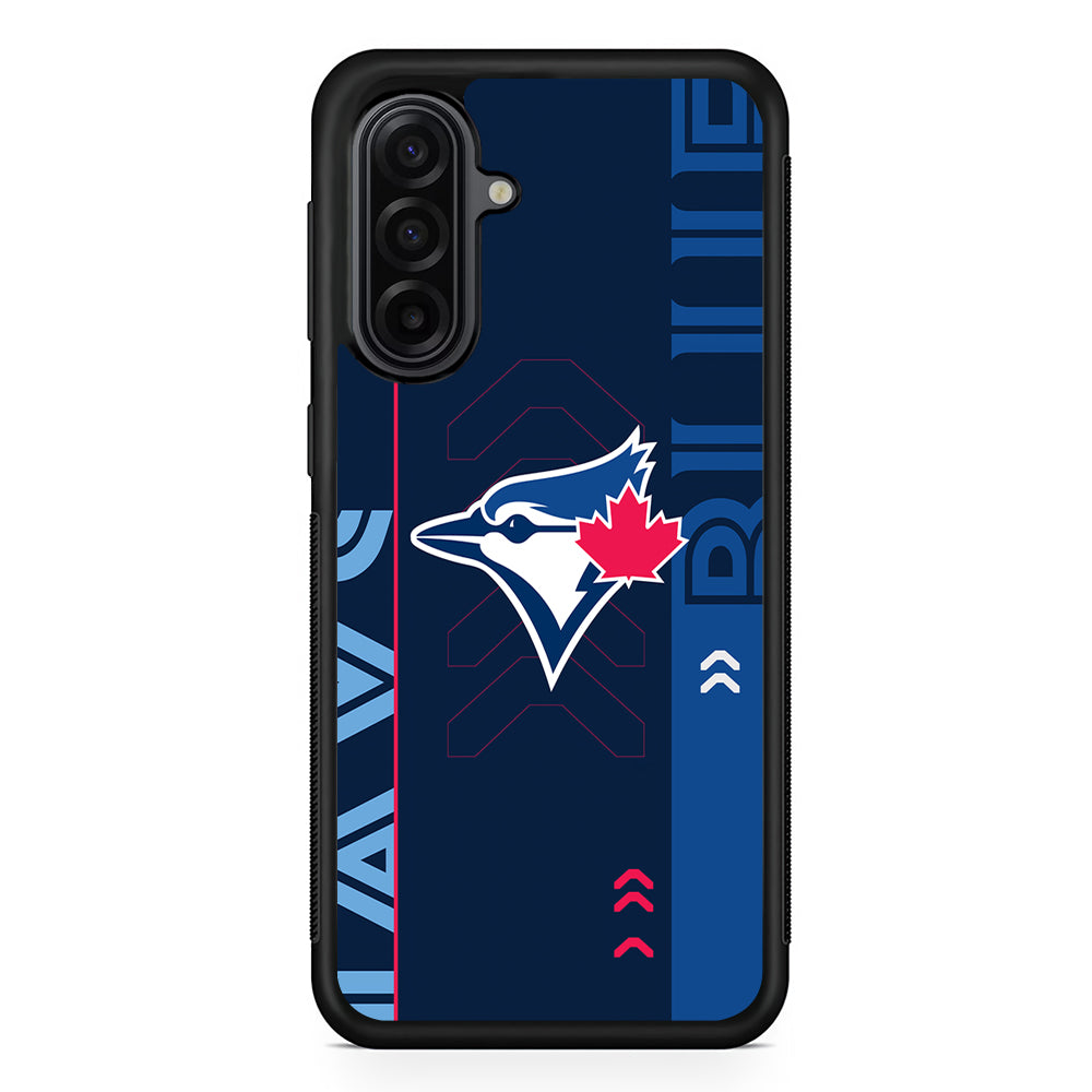 MLB Toronto Blue Jays Team Artwork Samsung Galaxy A17 Case | Durable Rubber Samsung Galaxy A17 Phone Case