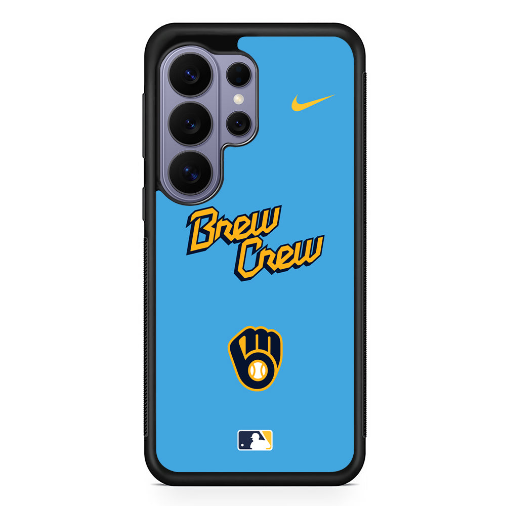 MLB Milwaukee Brewers Blue Nike Samsung Galaxy S26 Ultra Case | Slim Durable Protective Cover