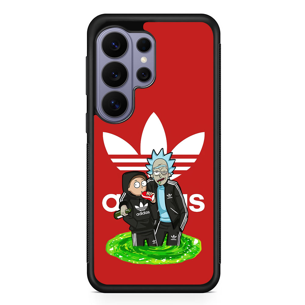 Adidas Rick and Morty Portal Samsung Galaxy S26 Ultra Case | Slim Durable Protective Cover