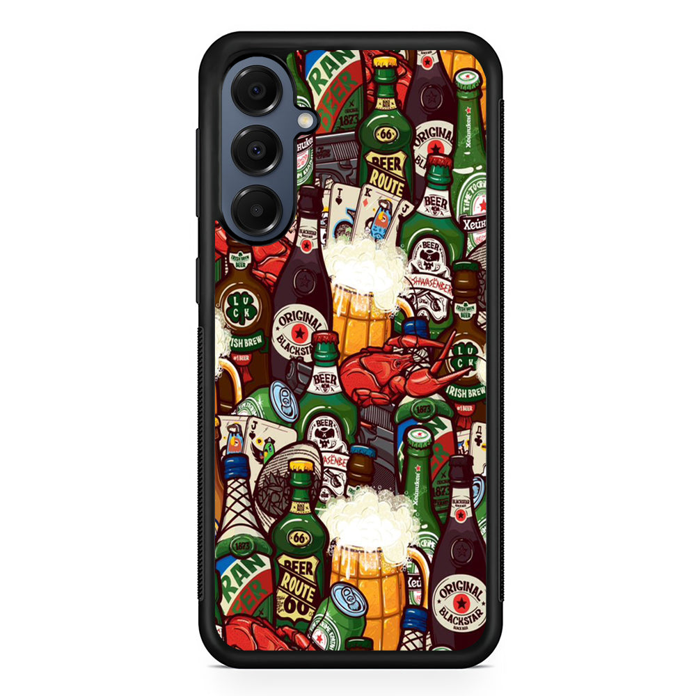 Beer Bottle Art Samsung Galaxy A16 Case | Slim Protective Cover for Samsung Galaxy A16