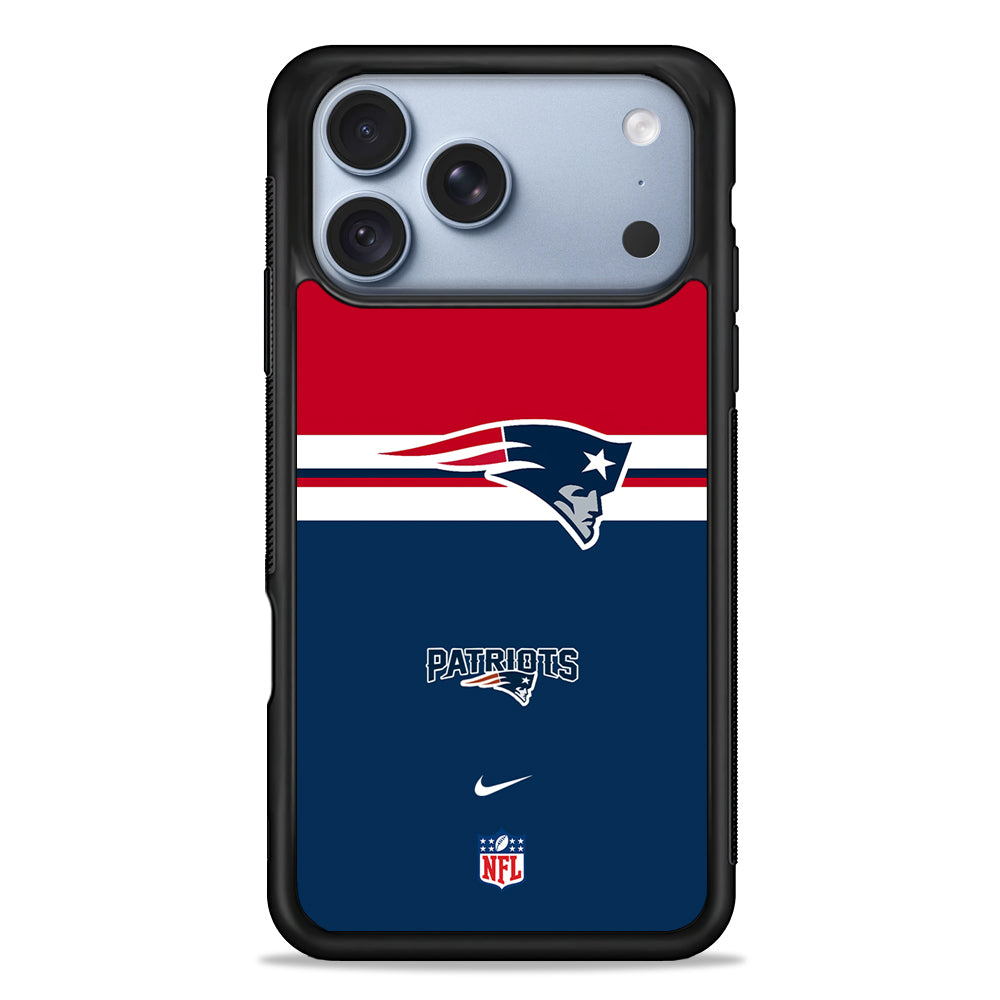 NFL New England Patriots Team Nike iPhone 18 Pro Case - iPhone 18 Pro Silicone Case
