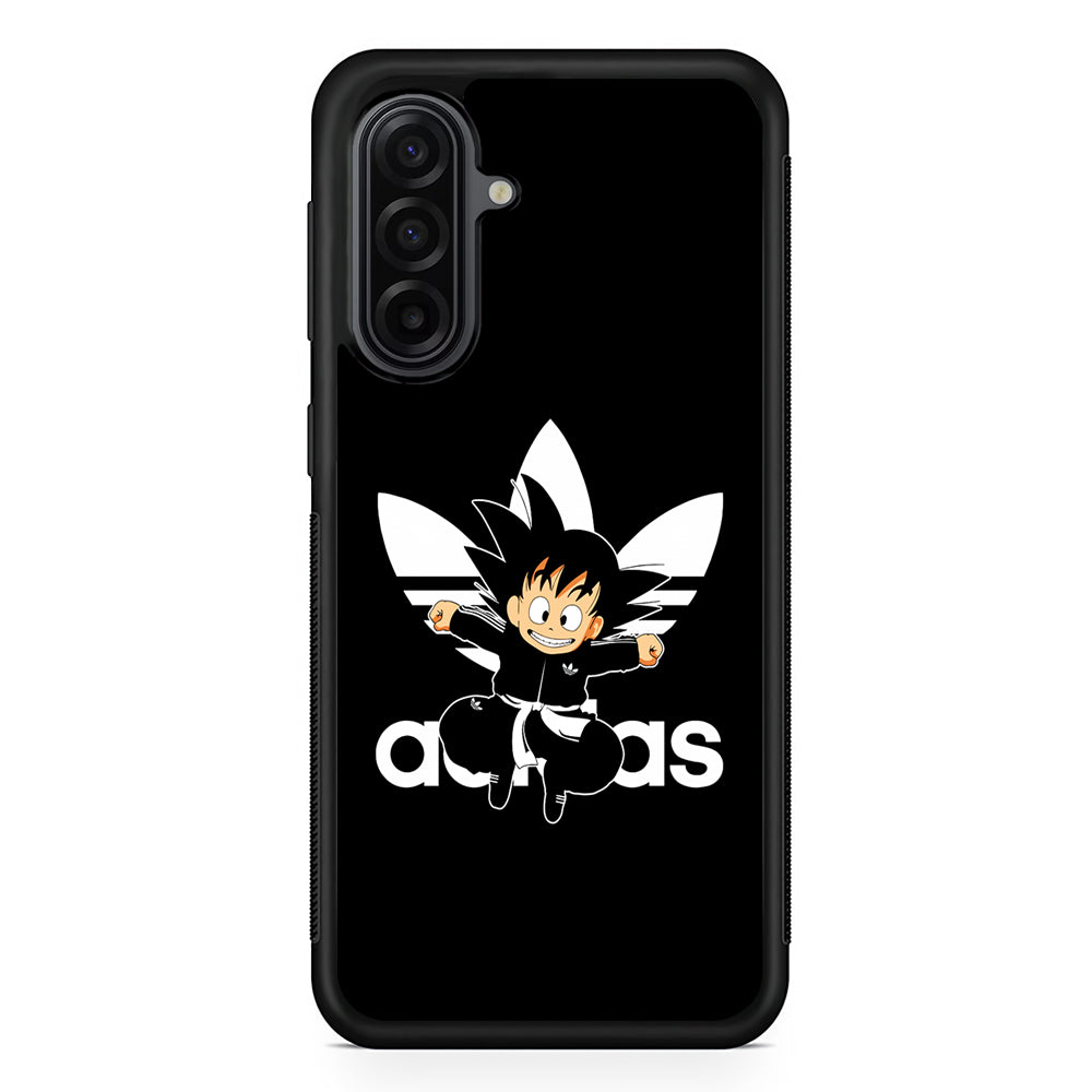 Adidas Son Goku Jump Samsung Galaxy A17 Case | Durable Rubber Samsung Galaxy A17 Phone Case