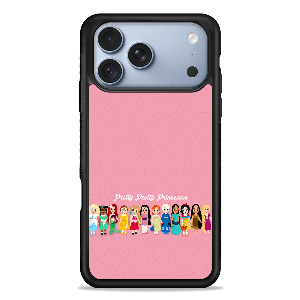 Pretty Pretty Princesses Pink iPhone 18 Pro Case - iPhone 18 Pro Silicone Case