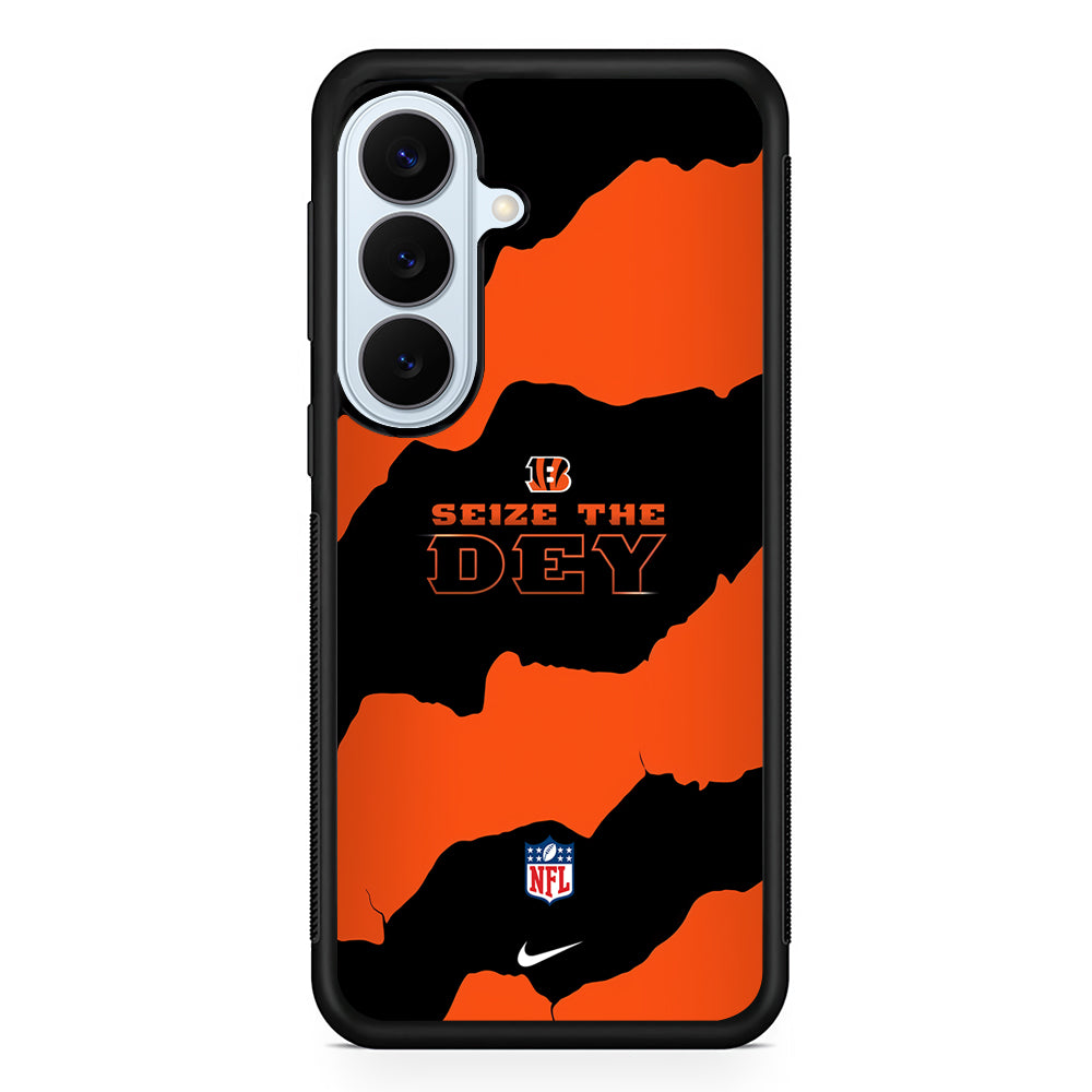 NFL Cincinnati Bengals Nike Samsung Galaxy S26 Plus Case | Lightweight Protective Phone Cover