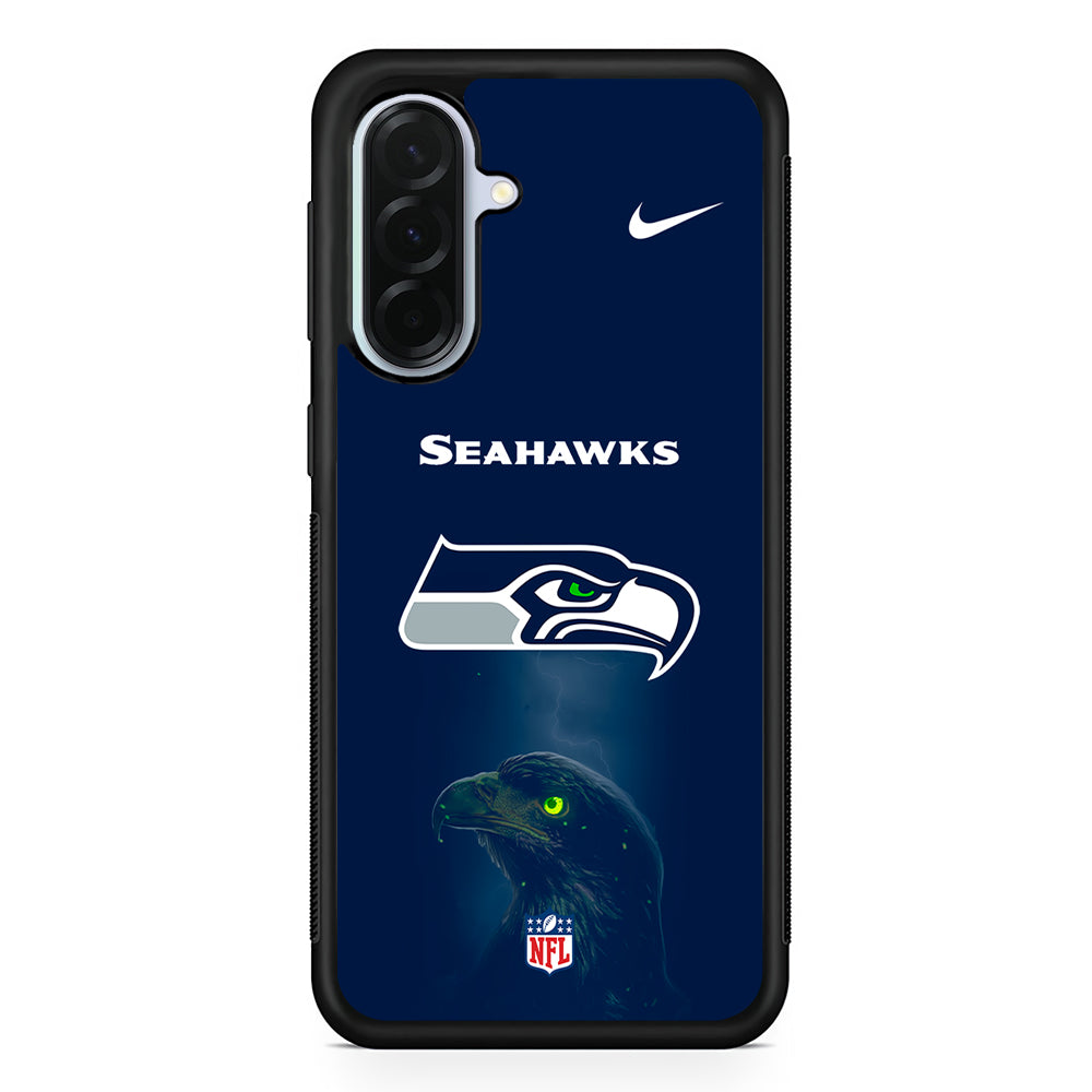 NFL Seattle Seahawks Navy Nike Samsung Galaxy A36 Case | Durable Samsung Galaxy A36 Protective Case