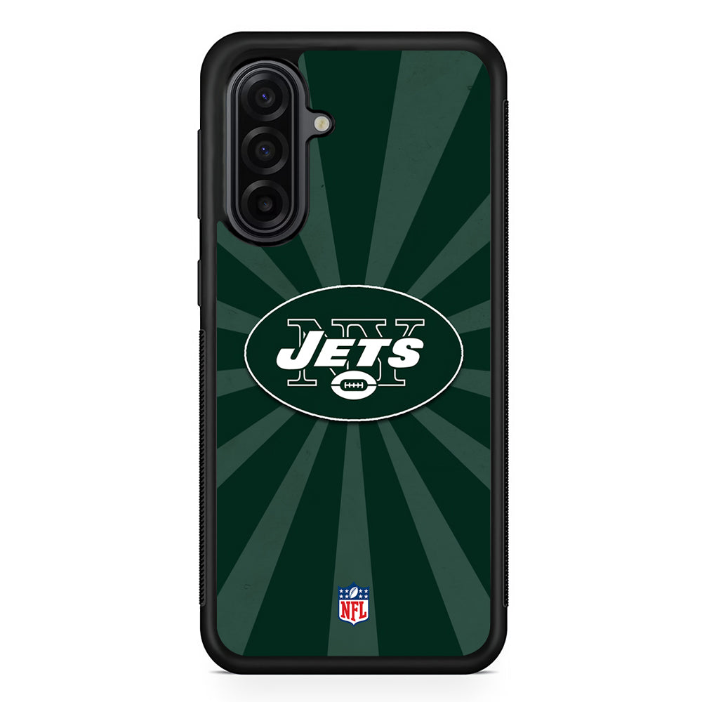 NFL New York Jets Green Samsung Galaxy A17 Case | Durable Rubber Samsung Galaxy A17 Phone Case