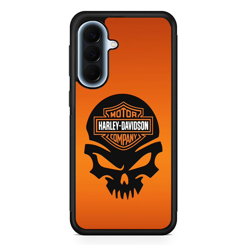 Harley Davidson Skull Logo Samsung Galaxy A57 Case | Slim Samsung Galaxy A57 Protective Case